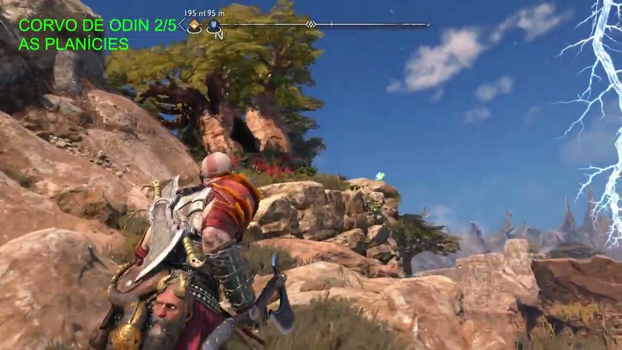 GOD OF WAR RAGNAROK CORVO DE ODIN AS PLAN&Iacute;CIES VANAHEIM