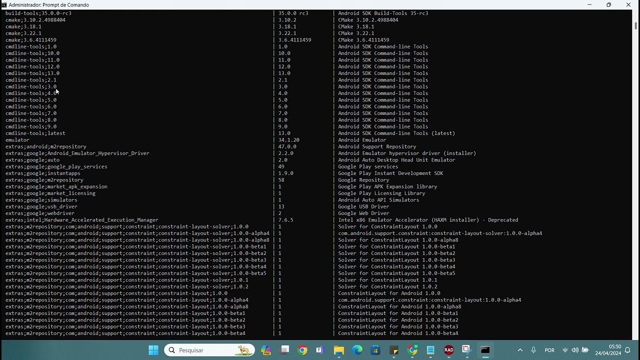 Instalando e Configurando SDK e NDK para Delphi 12.1