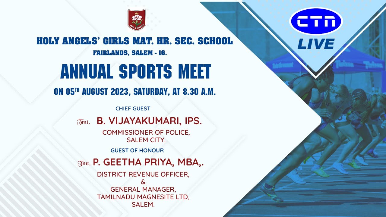 HOLY ANGELS GIRLS MAT. HR. SEC. SCHOOL, SALEM - ANNUAL SPORTS MEET 2023