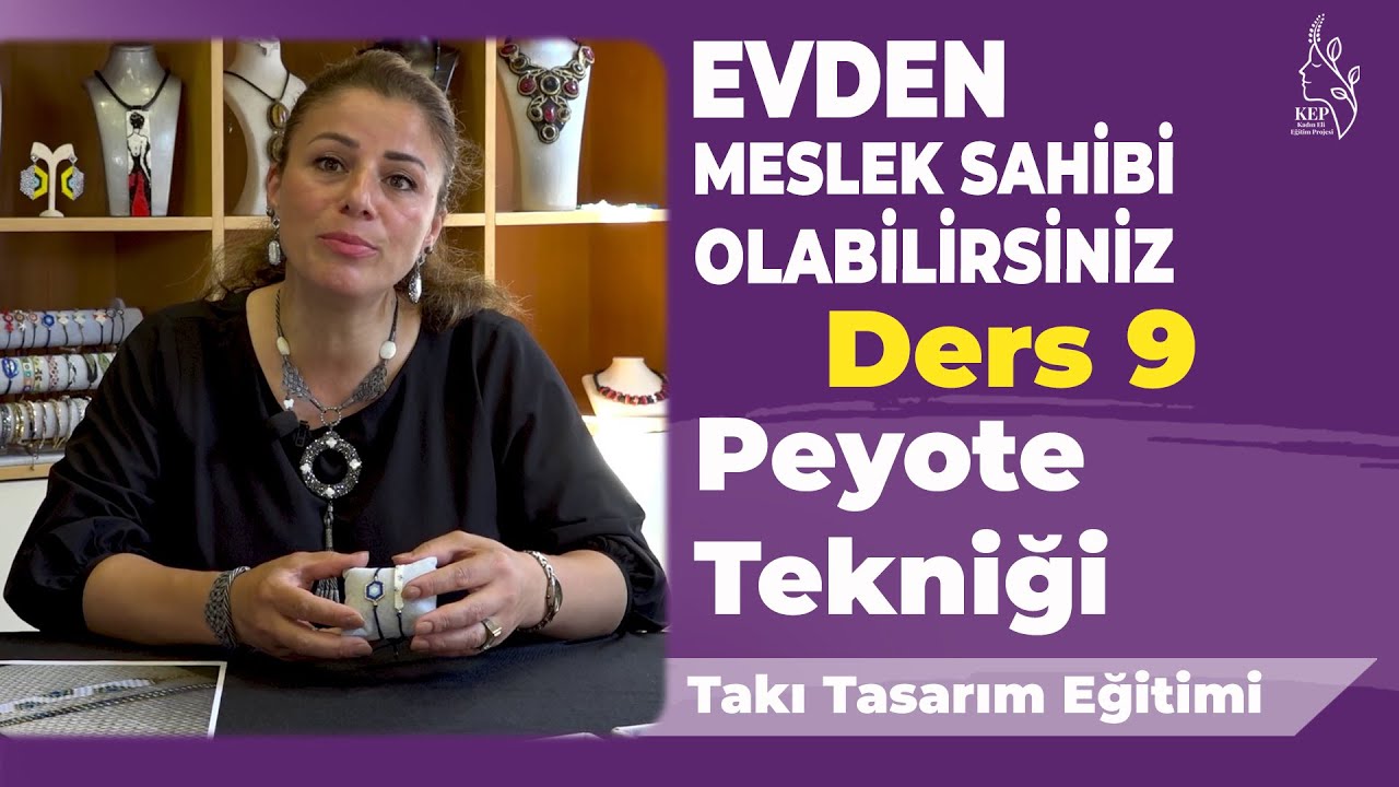 Ders: 9 - Peyote Tekniği - Takı Tasarım Eğitimi