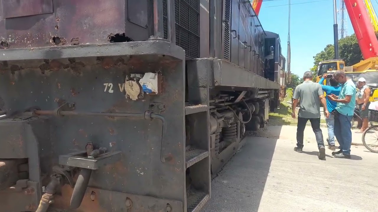 VIDEO  EXCLUSIVO PARTE 04 SEGUNDA LOCOMOTIVA DE VOLTA PRA O CEARÁ FERROVIAS EM PERNAMBUCO 
