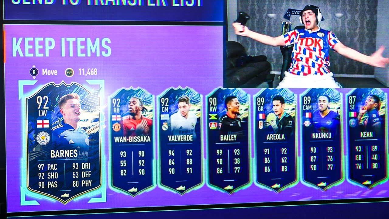 11 игроков команды Tots в одном наборе - Мои 100 лучших наград FUT Champions!!