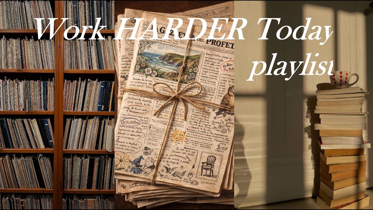 WORK harder today PLAYLIST 🎓📜
