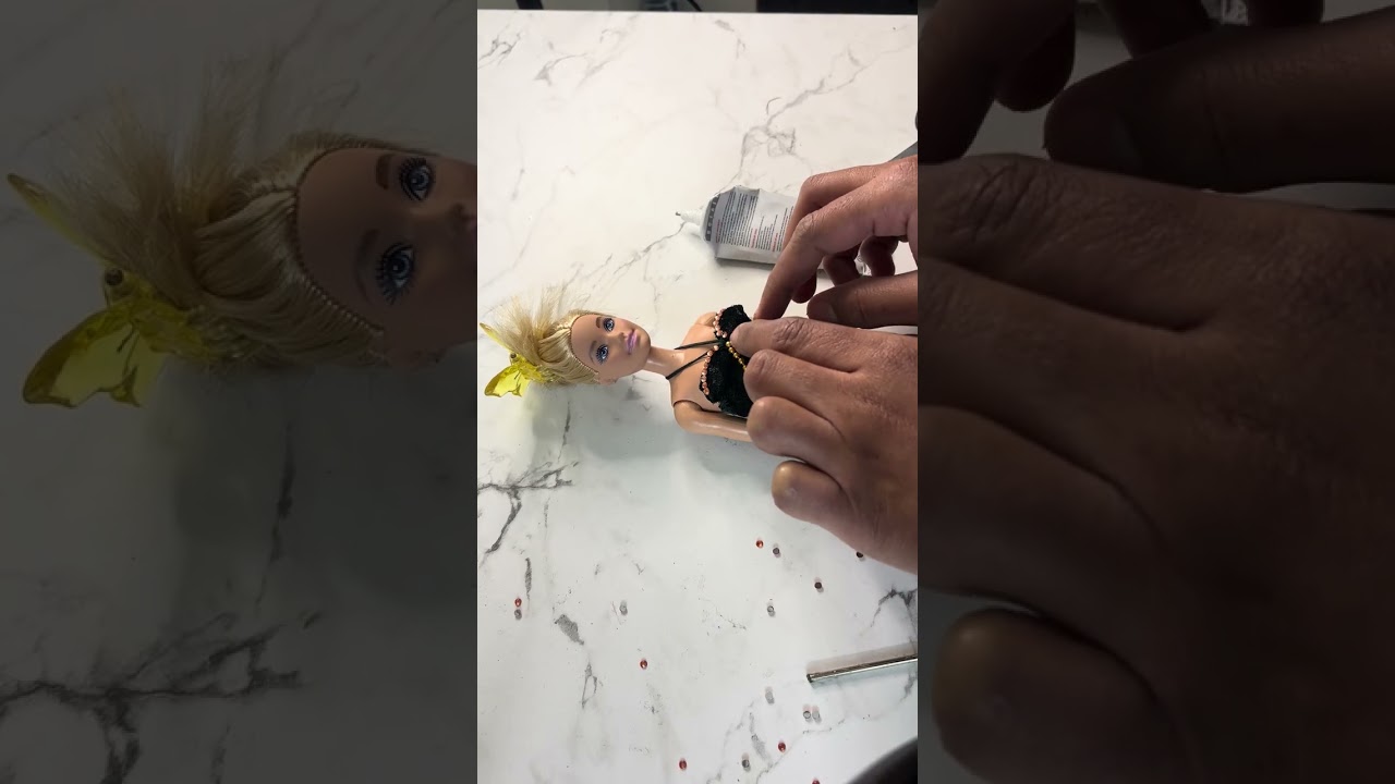 Turning Barbie Into a Fashion Queen 👑 | Handmade Designer Dress