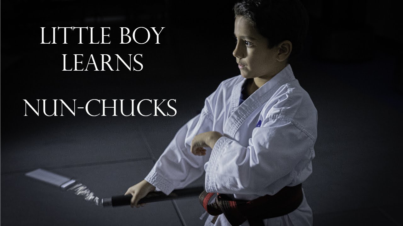 10 Year old Boy Learns Nun-chuck.  @Ageless Martial Arts Las Vegas Music by Michael FK on SONY A7III