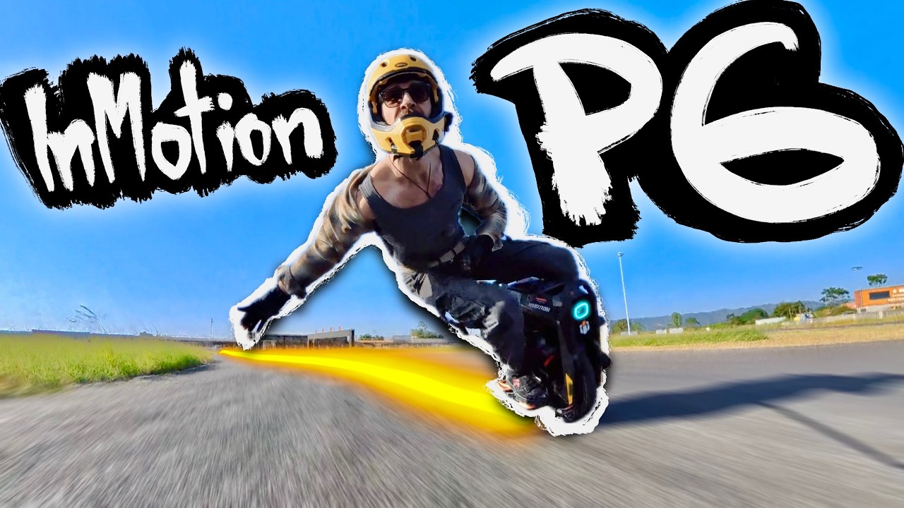 100+ km/h on a RACETRACK - InMotion P6 EUC