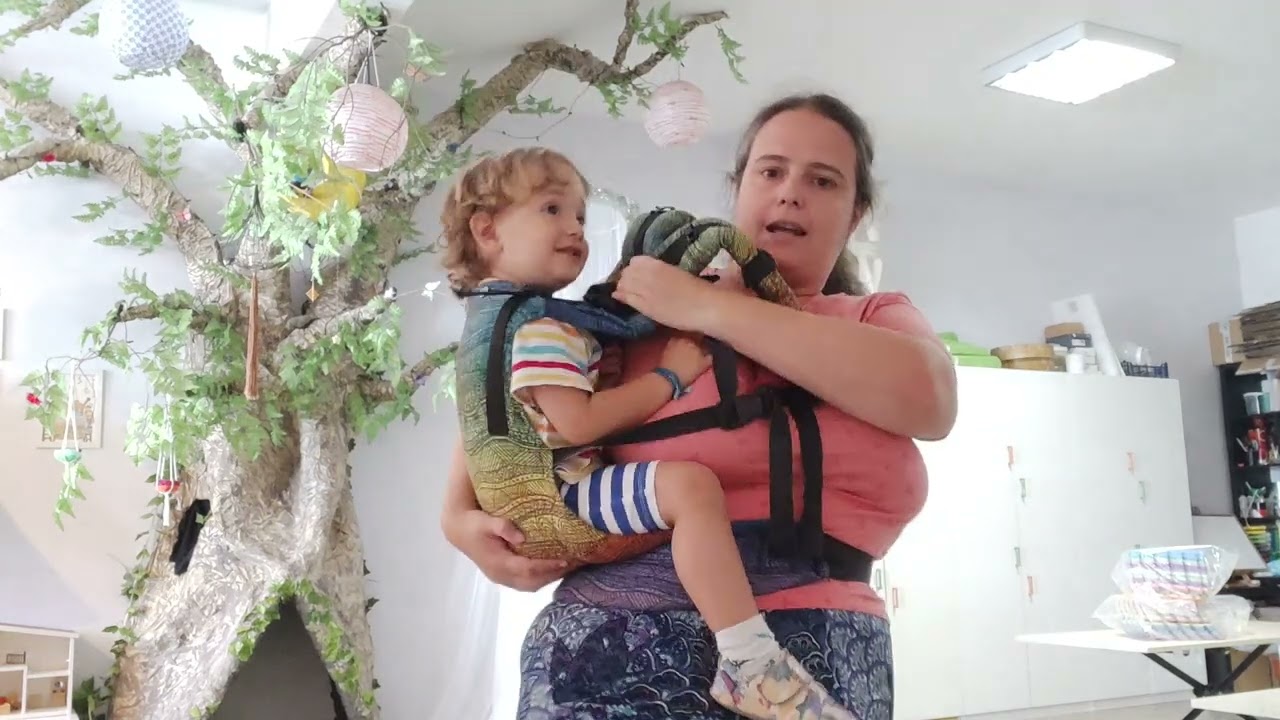 Babywearing - Little Frog - Carregar nas Costas