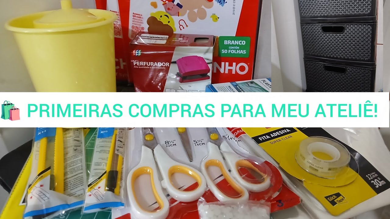 MINHAS PRIMEIRAS COMPRAS DE 2026 PAPELARIA PERSONALIZADA (gastando pouco!) 🛍️✨