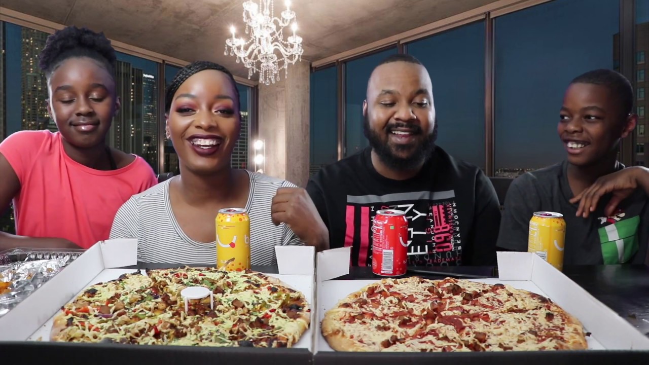 EXOTIC PIZZA MUKBANG !!!