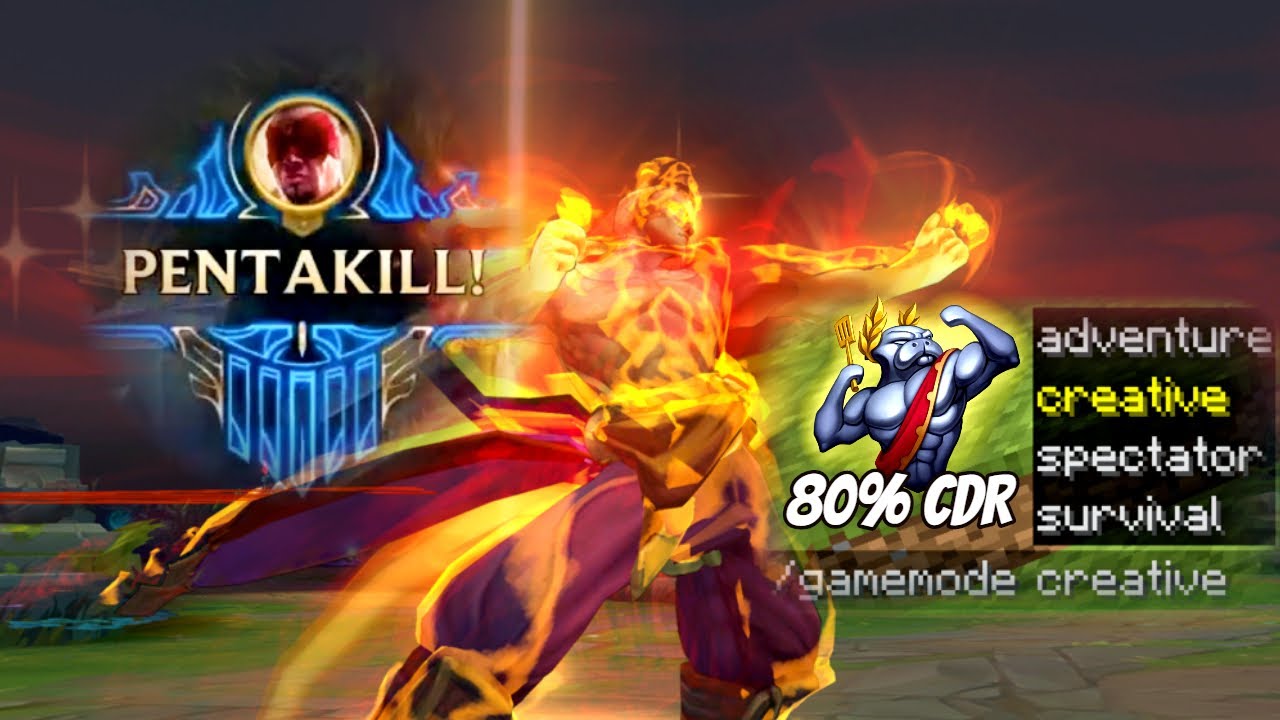 LEE SIN URF → CREATIVE MODE - 2020 CHINESE LEE SIN MONTAGES REMIX - League of Legends