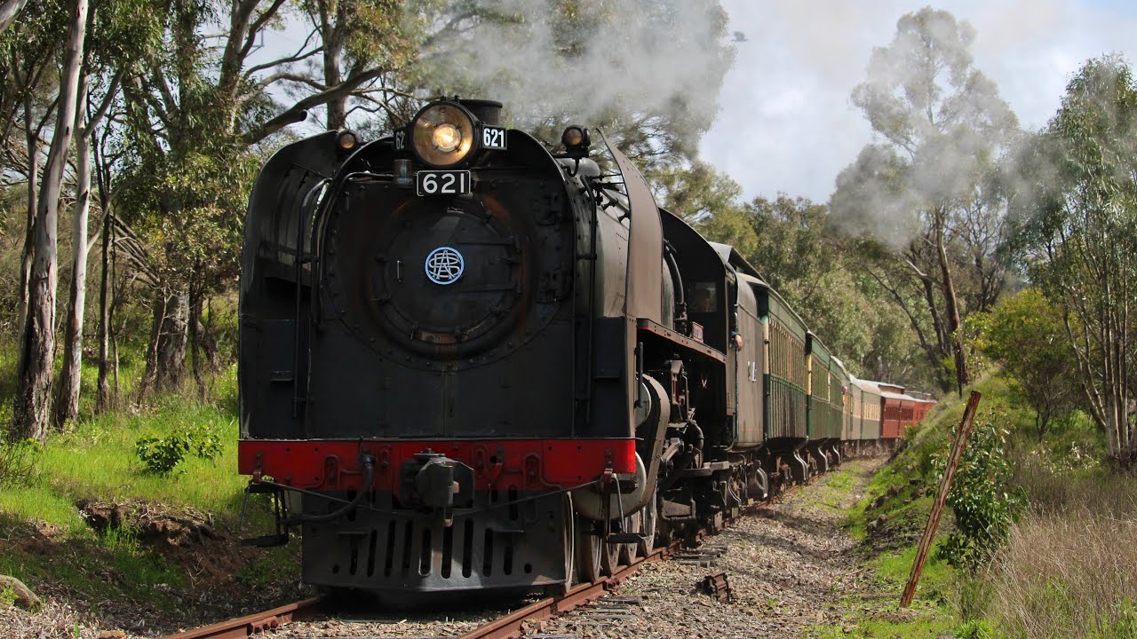 SteamRanger 621 on the Southern Encounter 18/09/22 Part 1 - Mount Barker to Goolwa