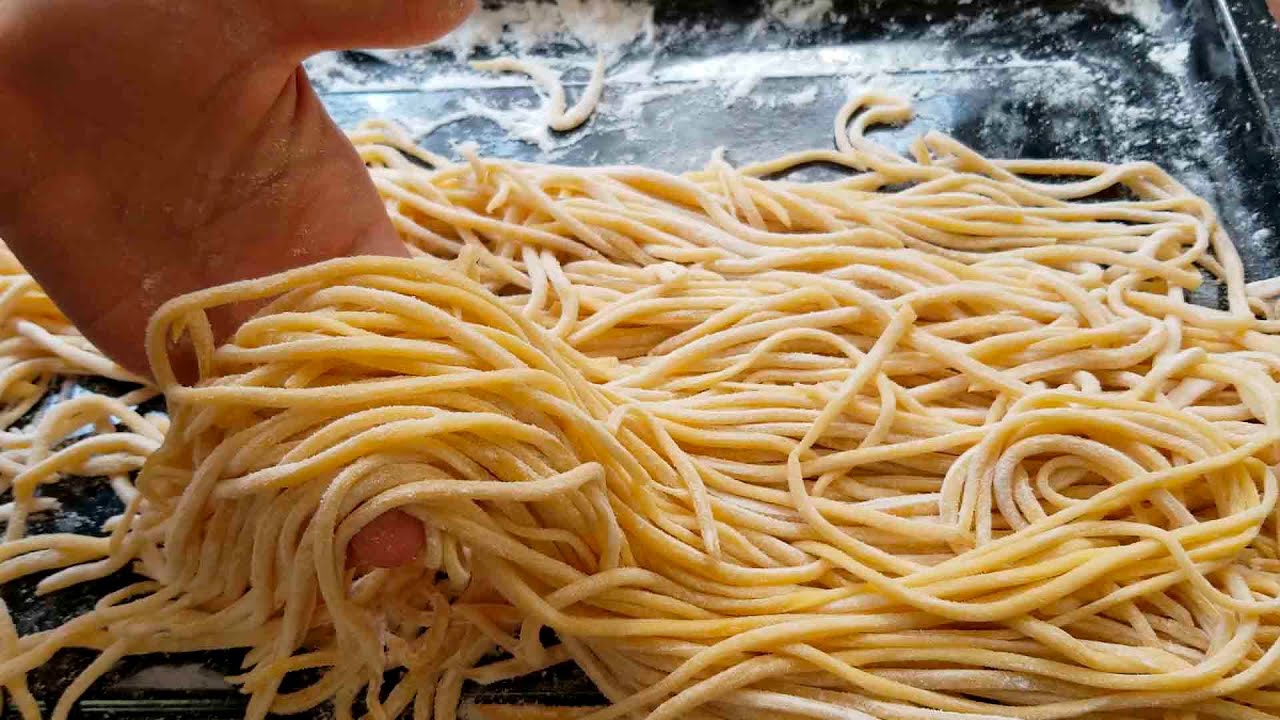 MÌ TƯƠI - Cách làm Mì Tươi đơn giản SỢI MÌ DAI GIÒN