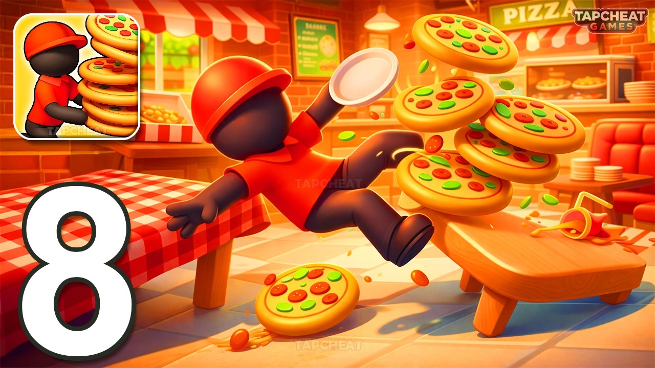 Pizza Ready! - Gameplay Walkthrough Part 8 - Last Pizzeria Unlocked (Android, iOS)