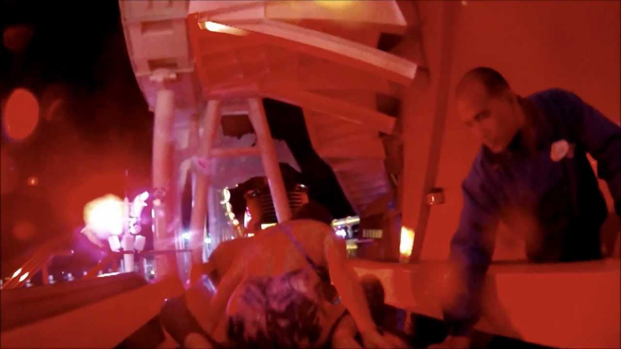 Disney's Dream - The AquaDuck at night!