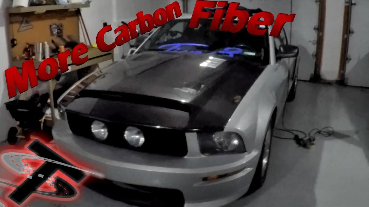 05-09 Mustang Carbon Fiber Hood Install