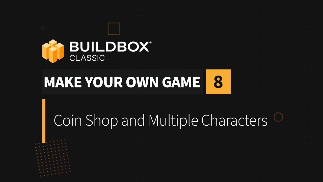 Make Your Own Game Part 8 - Coin Shop and Multiple Characters