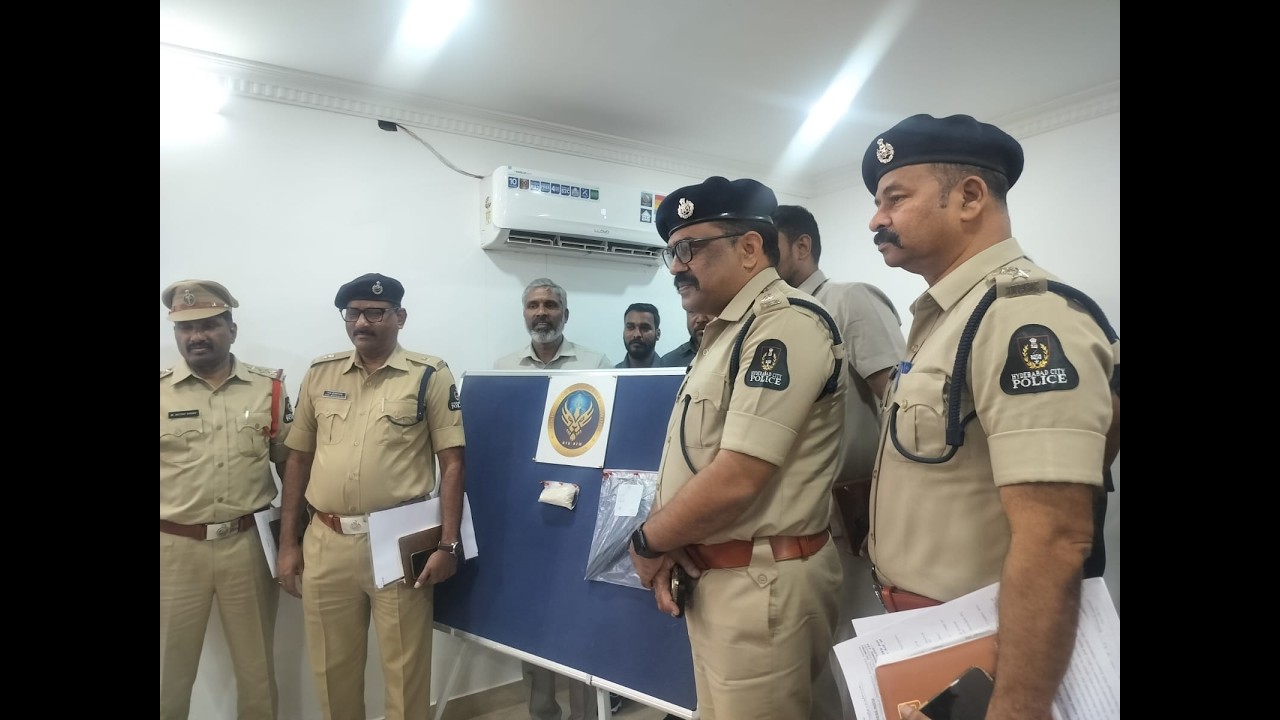 Rajendra Nagar Police & H-NEW Arrest Foreign Drug Syndicate; Seize Drugs Worth ₹25 Lakhs