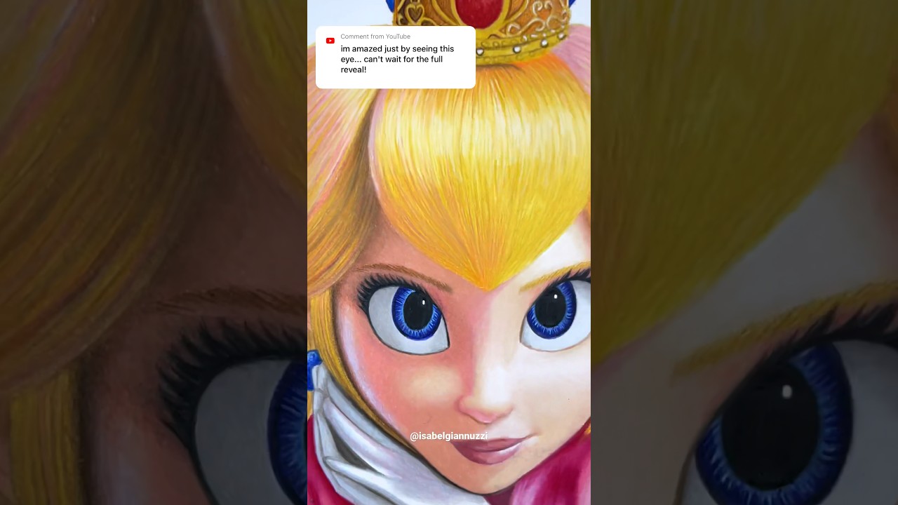 I can’t believe YouTube Commented! Princess Peach full Drawing Reveal! 