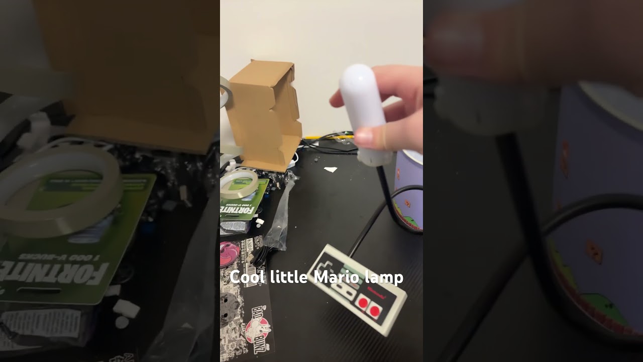 Cool Mario lamp #50subs #mario #lights #lamp #supermario #shorts