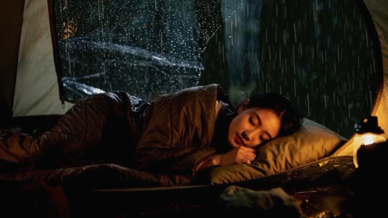 Heavy Rain Outside Tent 🌧️ | Relaxing Rain Sounds for Stress Relief & Insomnia