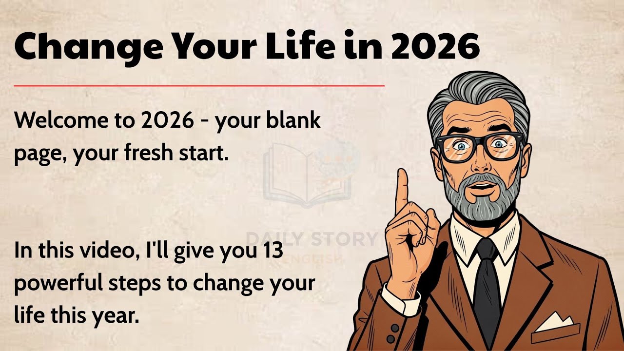 Change Your Life in 2026, One Small Step Daily ⭐ Graded Reader | English Fluency Practice