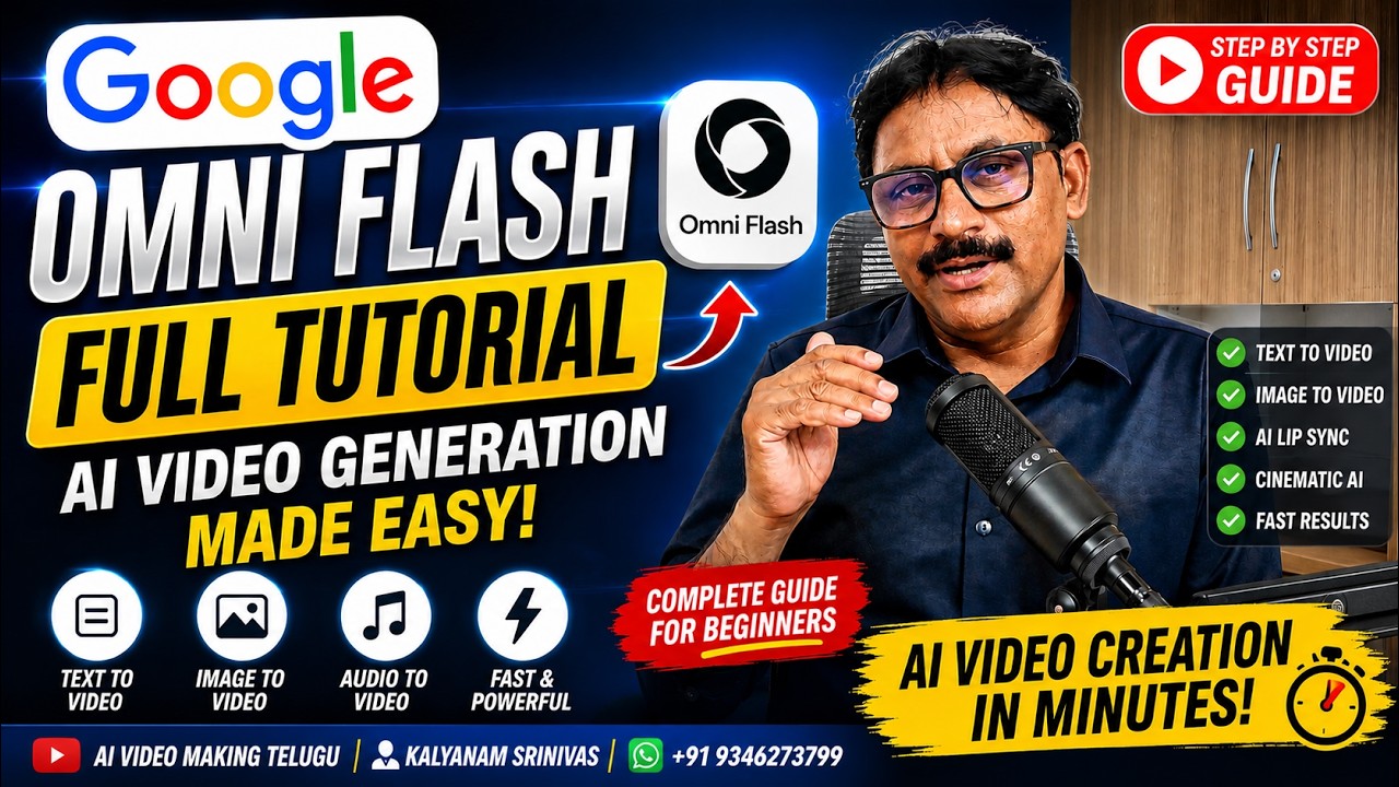 Google Omni Flash Full Tutorial | AI Video Making Step By Step