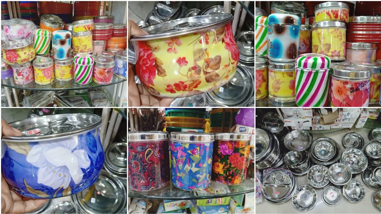 Wholesale and Retail utensils shop in Chennai sowcarpet/lowest price in kitchen vessels collections