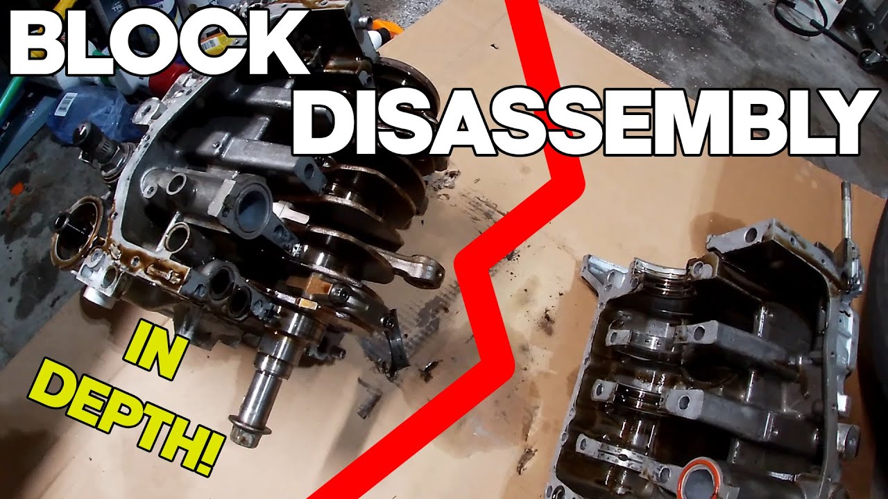 How to Split a Subaru Short Block: Made EASY! || Block Disassembly