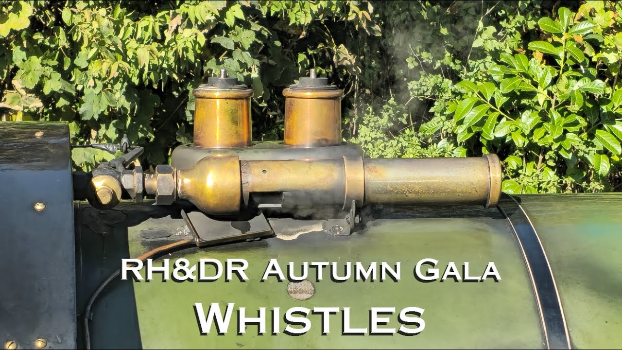 Autumn Gala 2023 Whistles - Romney, Hythe and Dymchurch Miniature Railway