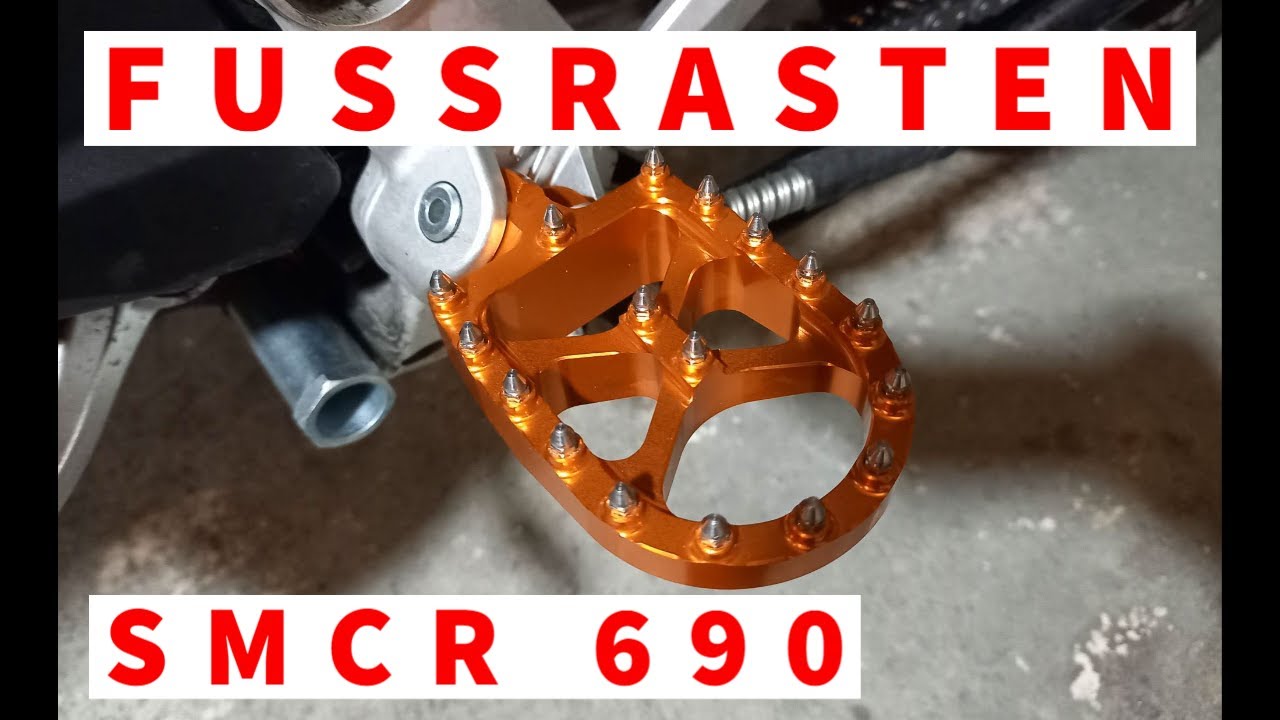 Fußrasten KTM SMCR 690 / Neue Teile fürs Moped
