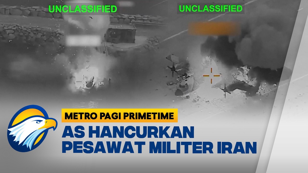 Washington Rilis Bukti Serangan Udara di Bandara Rafsanjani Iran - [Metro Pagi Primetime]
