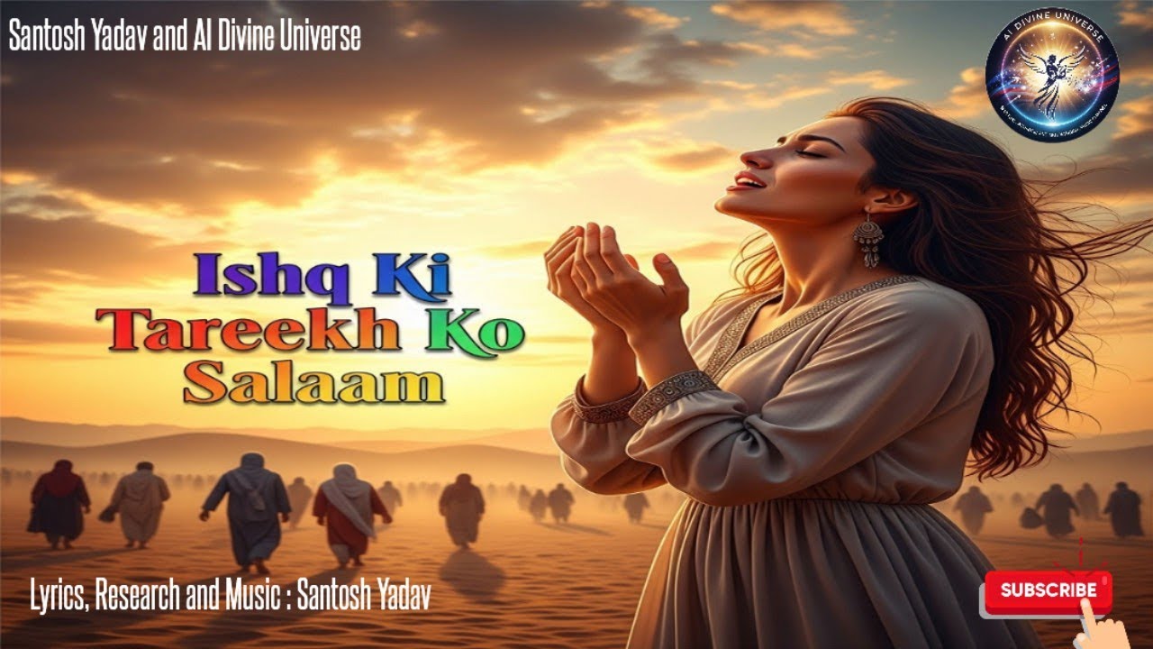 Ishq Ki Tareekh Ko Salaam | Powerful Sufi Anthem 2026 | Santosh Yadav – AI Divine Universe