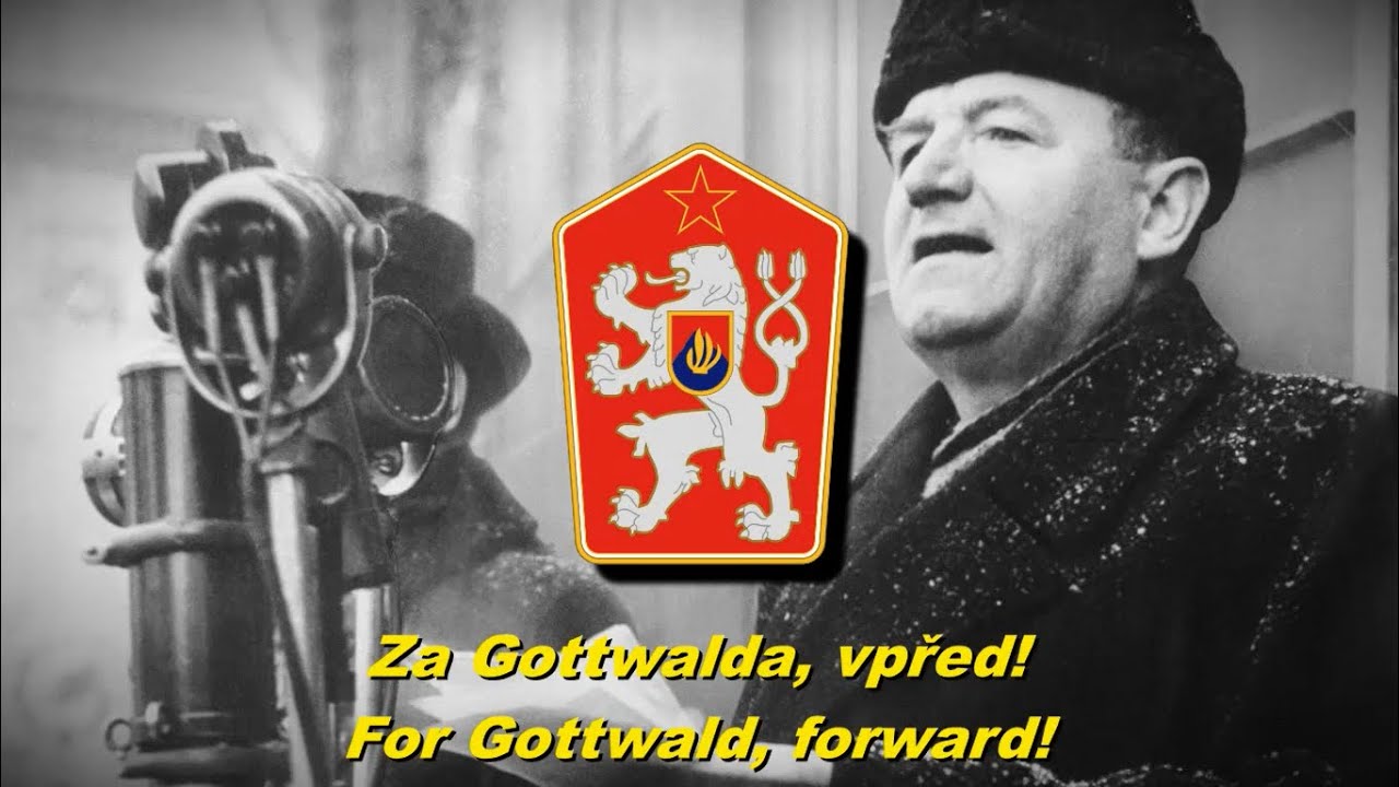 Za Gottwalda, vpřed! - For Gottwald, forward! (Czechoslovak communist song) English subtitles