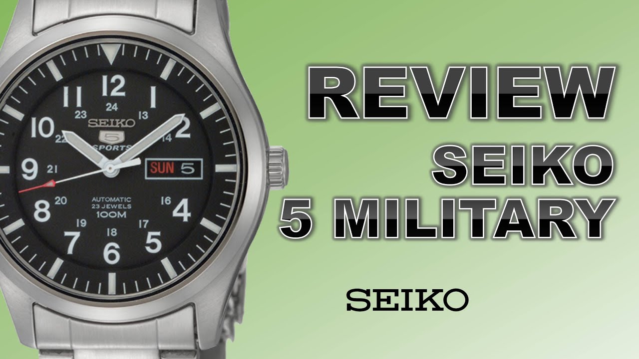 ¿Tu primer reloj automático? Seiko 5 Sports Military SNZG13J1
