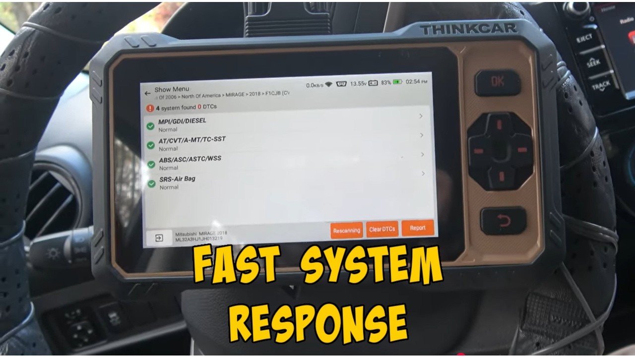Thinkscan 662. 4 системы, быстрый отклик.