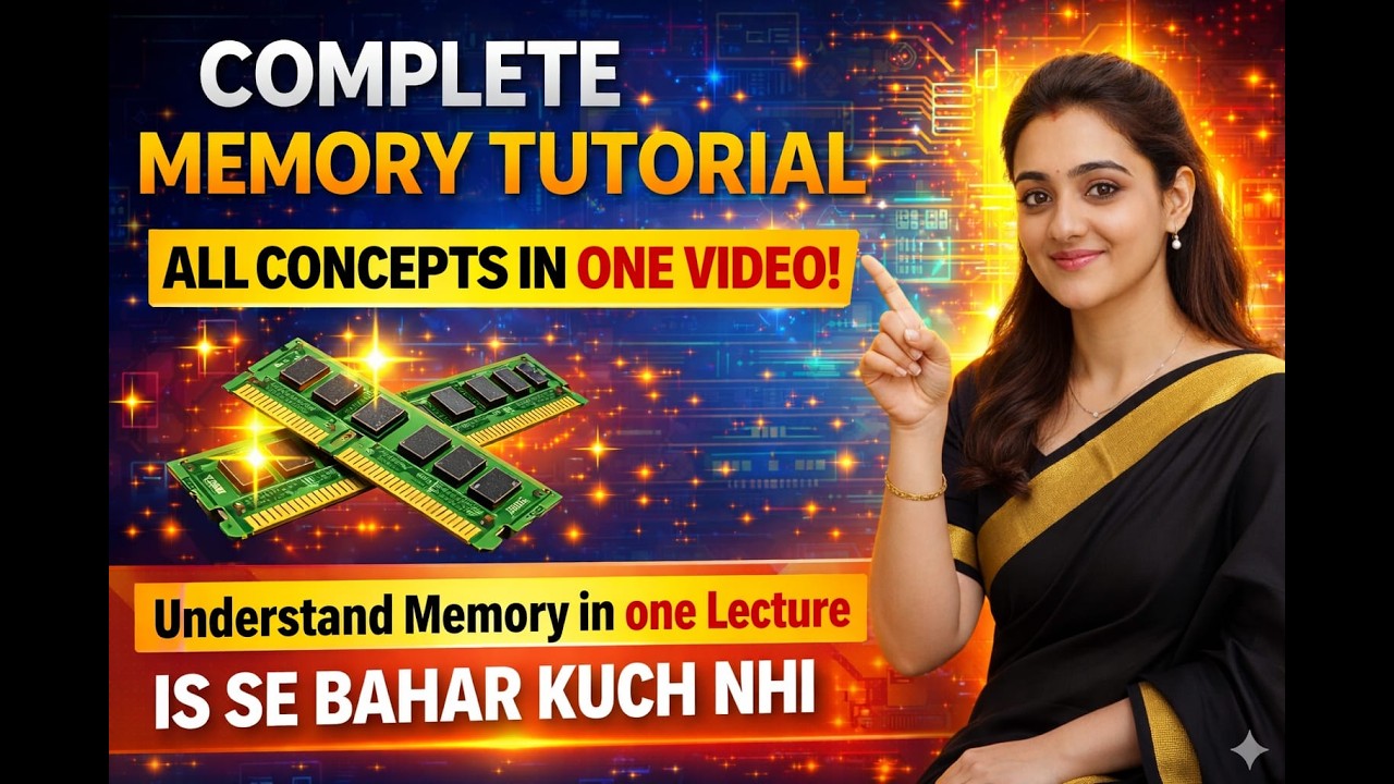 Computer Memory & Its Types | Complete Concept in One Video (Tips & Tricks)