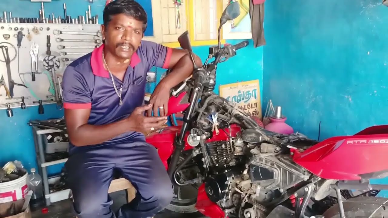 #Apache RTR 4v full service check up அப்பாச்சி ஆர்டிஆர் 160 ஃபுல் சர்வீஸ் செக்கப்.