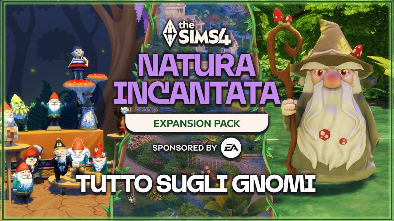 Gli GNOMI diventano VIVI su The Sims 4 NATURA INCANTATA