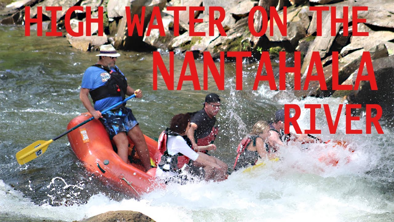 High Water on the Nantahala River (White Water Rafting with Rare Class 5 Rapids in North Carolina)