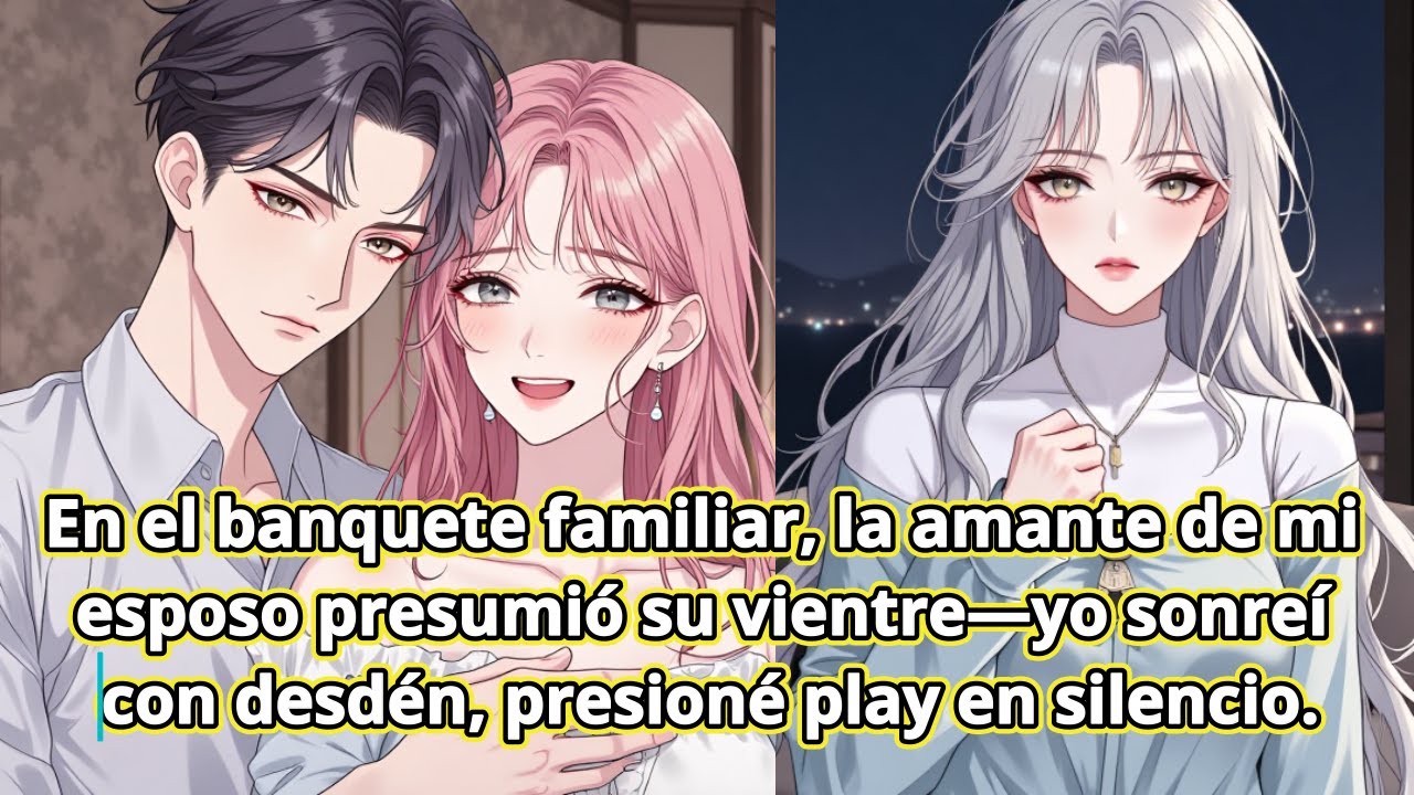 En el banquete familiar, la amante de mi esposo presumió su vientre—yo sonreí con desdén, presioné p