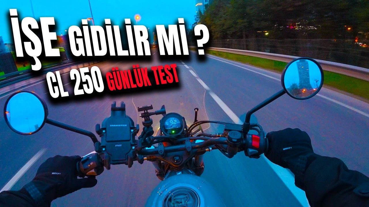 Honda CL 250 İşe Gidiş Geliş Motoru Olur Mu? | Günlük Kullanım Deneyimim