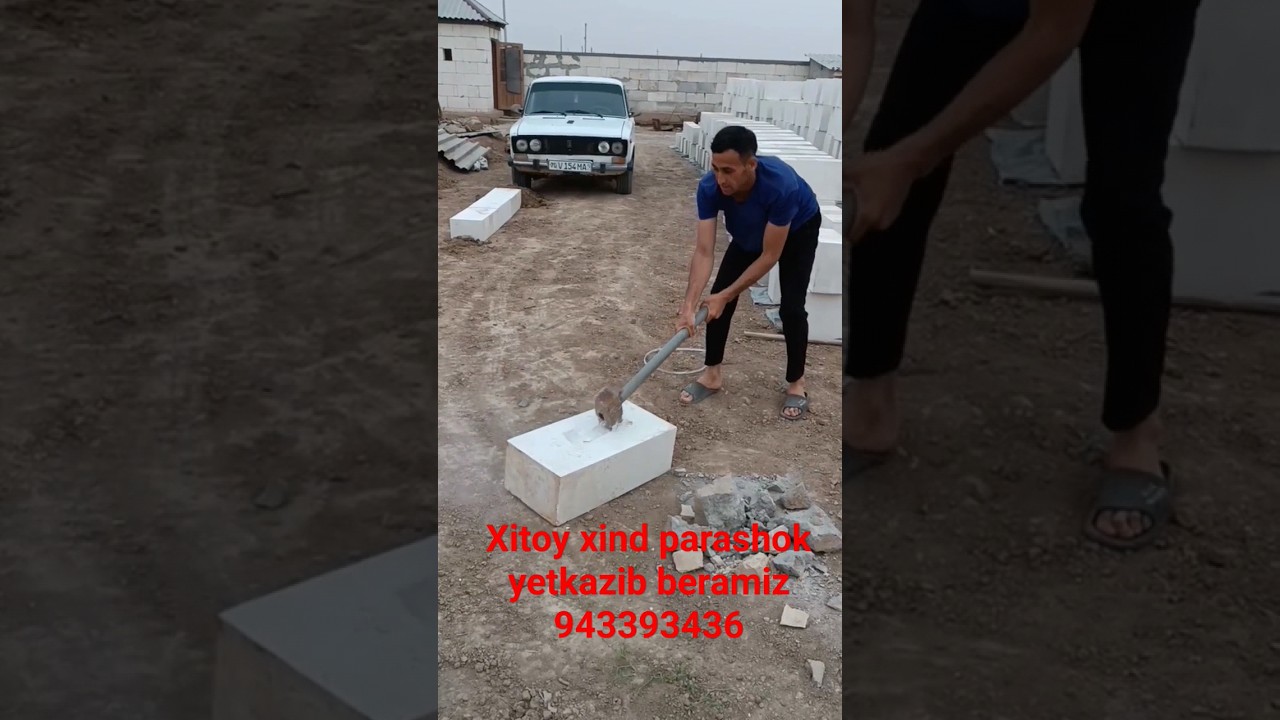 Gipsablokdi KVAL bilan urib sinaymiz xamma kutgan vidyo, ko‘pchilik so‘ragan vidyo,