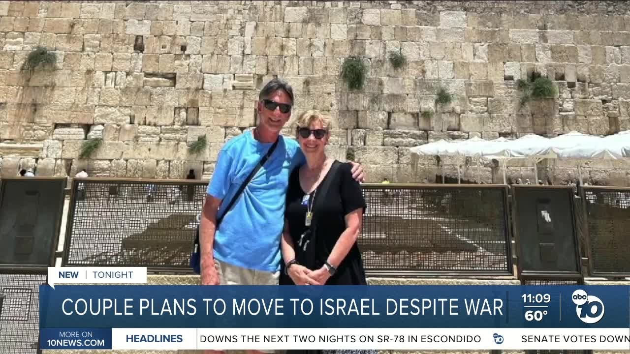 Couple maintains plans to move to Israel despite renewed Middle East conflict