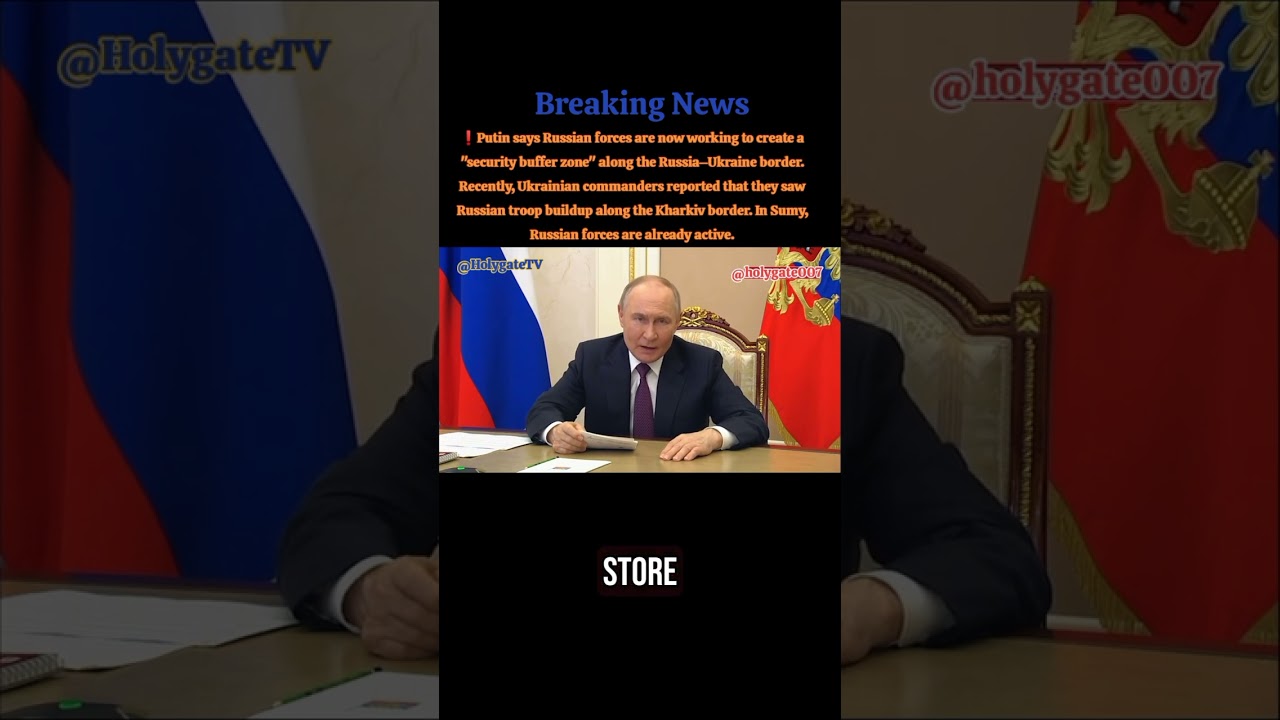 Putin says Russian forces are now working to create a 
