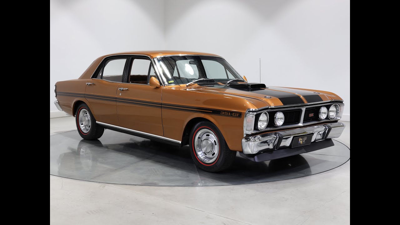 For Sale 1971 Ford Falcon XY GT - Nugget Gold