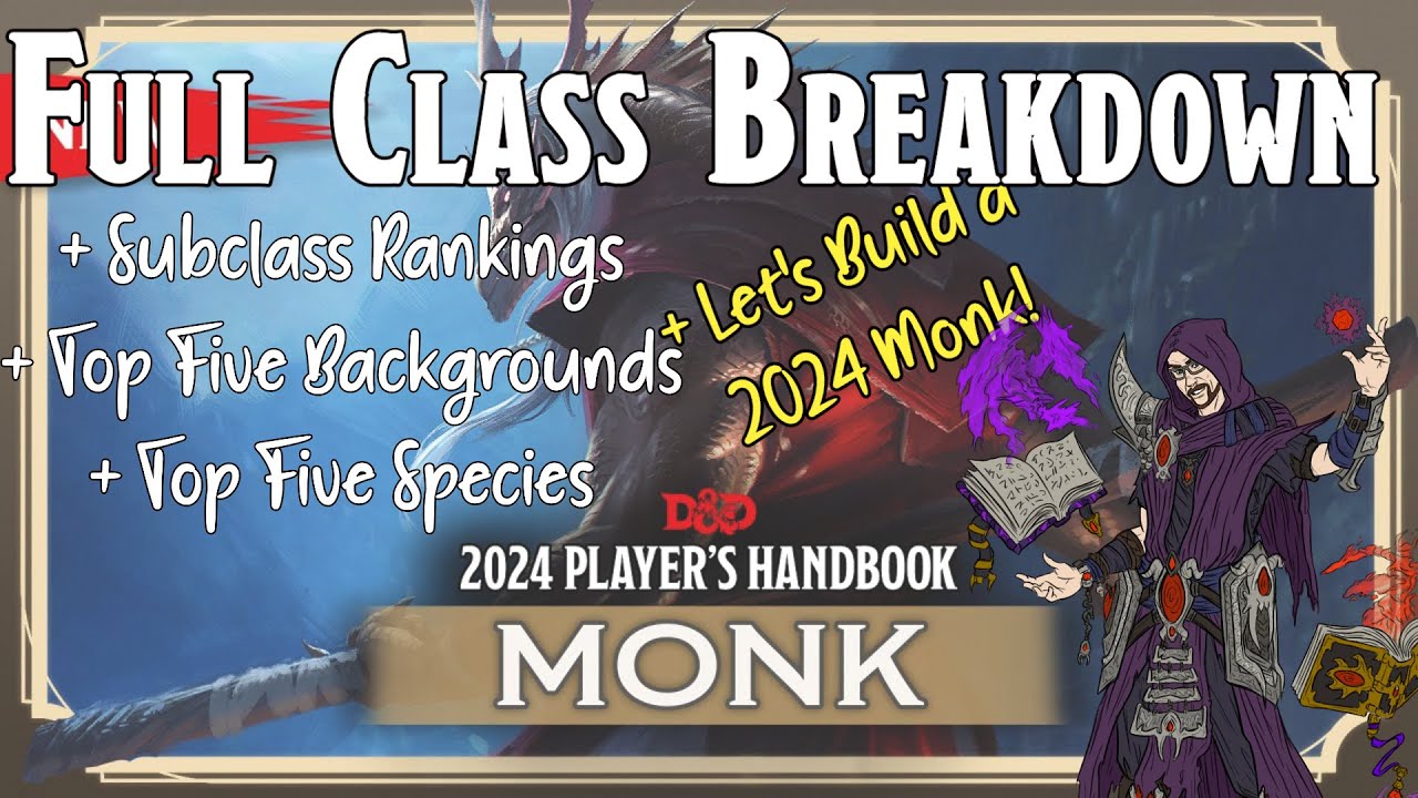 D&D 2024 Monk: Full Class Breakdown