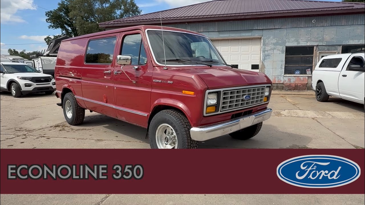 Вы не поверите, что внутри этого Econoline E-350 1989 года | #ford #econoline #van #vanlife