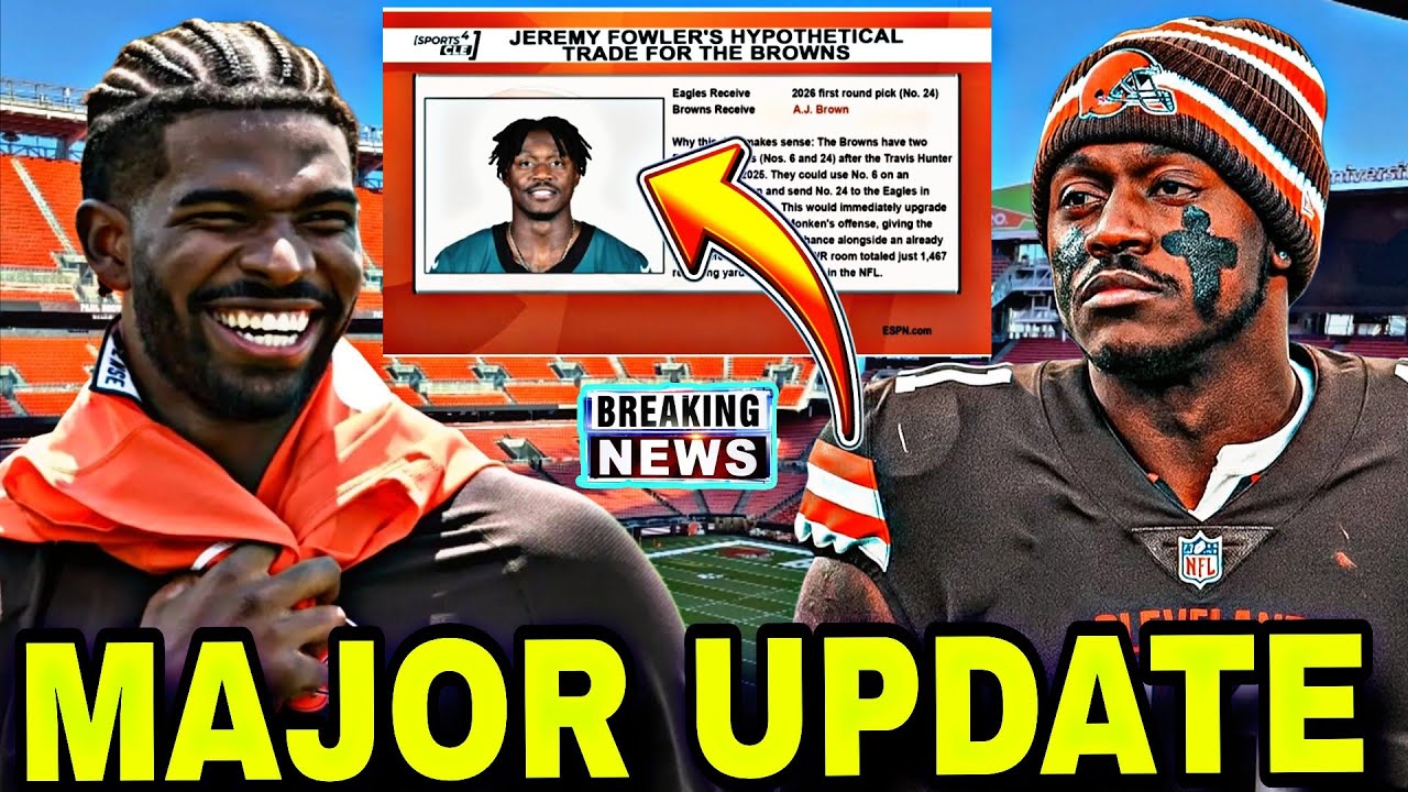 🚨ESPN GOES VIRAL AFTER SHOCKINGLY REVEALING AJ Brown To Browns TRADE RUMOR To Help Shedeur Sanders‼️