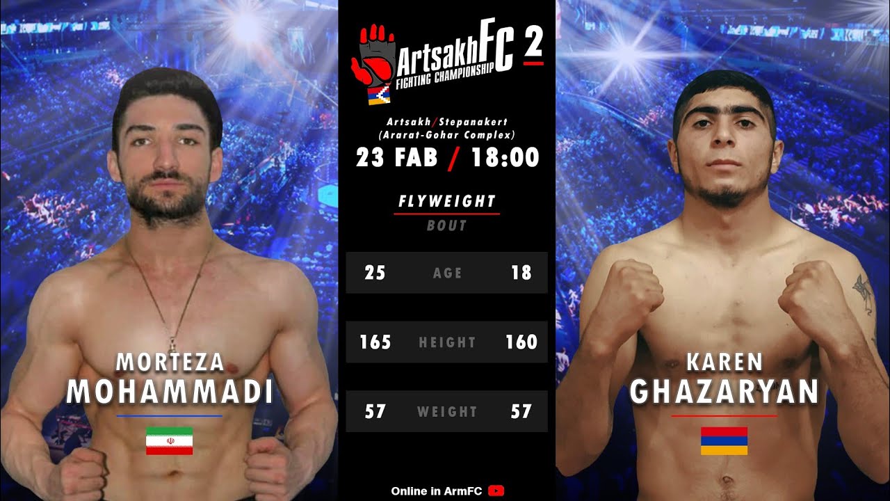 ArtsakhFC-2.Morteza Mohammadi vs Karen Ghazaryan full fight