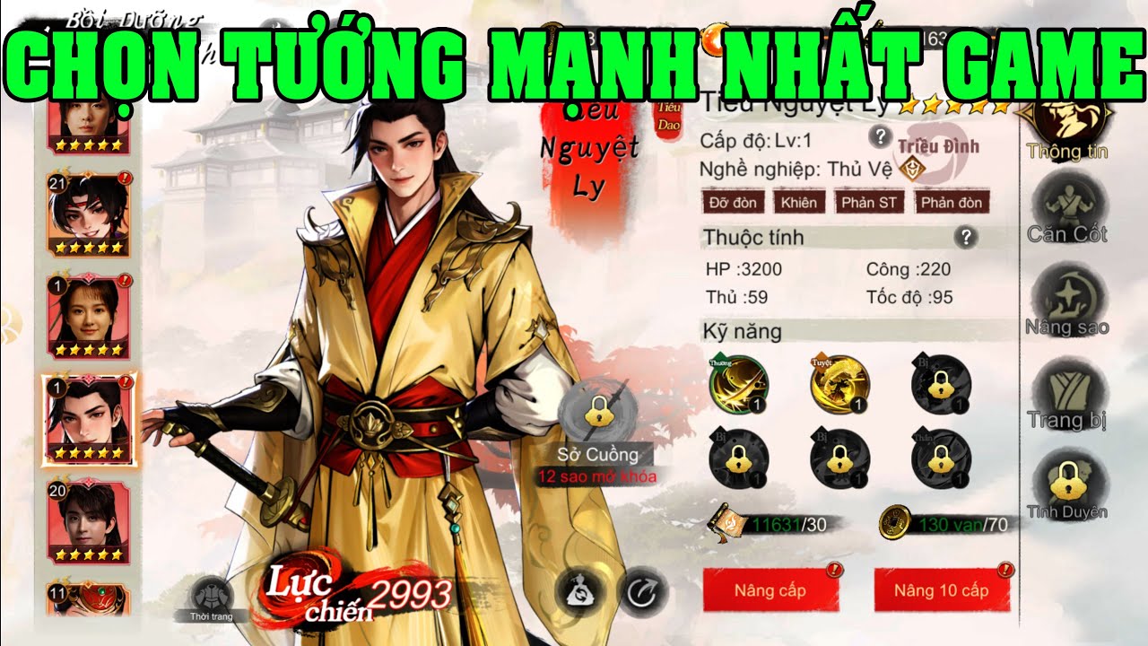 Thiếu Niên Ca Hành: Khởi Động Ngày 1 Full Vipcode Hướng Dẫn Tân Thủ Chọn Tướng Đội Hình Mạnh Nhất